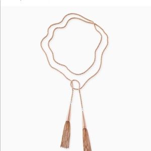 Kendra Scott Rose Gold Phara necklace perfect for graduation